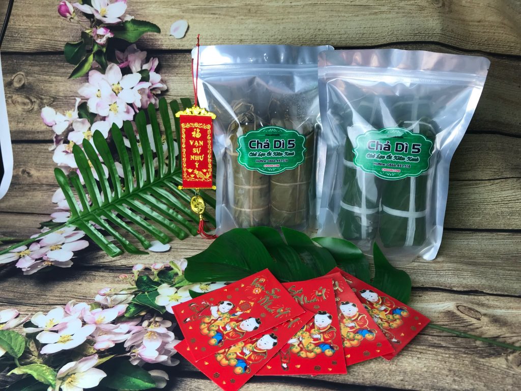 chả lụa ớt xiêm xanh